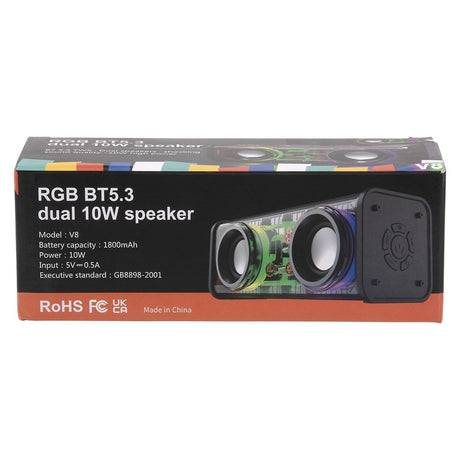 Transparent Wireless Waterproof Speaker 6.5"