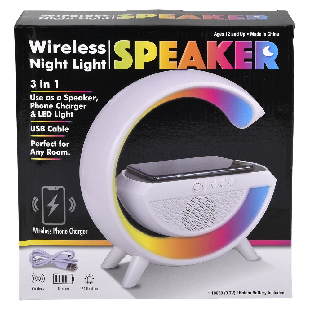 Wireless Charging Night Light Speaker