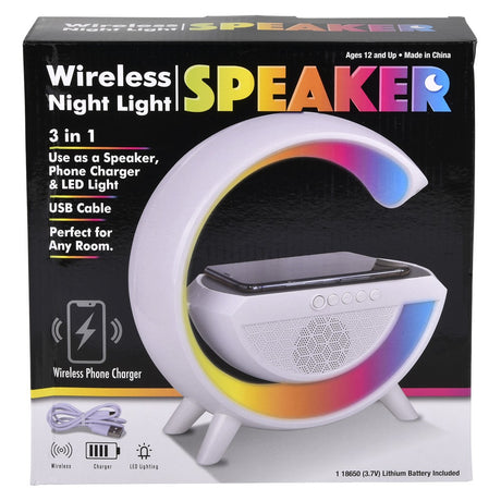 Wireless Charging Night Light Speaker