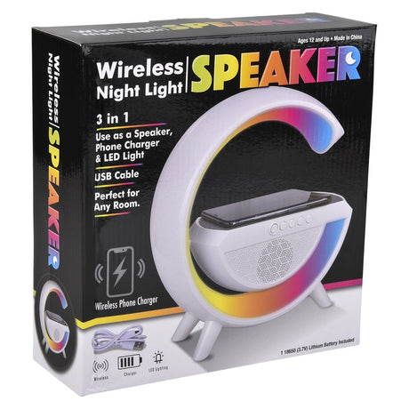 Wireless Charging Night Light Speaker