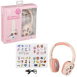 Wireless Headphones With Stickers (Pink)