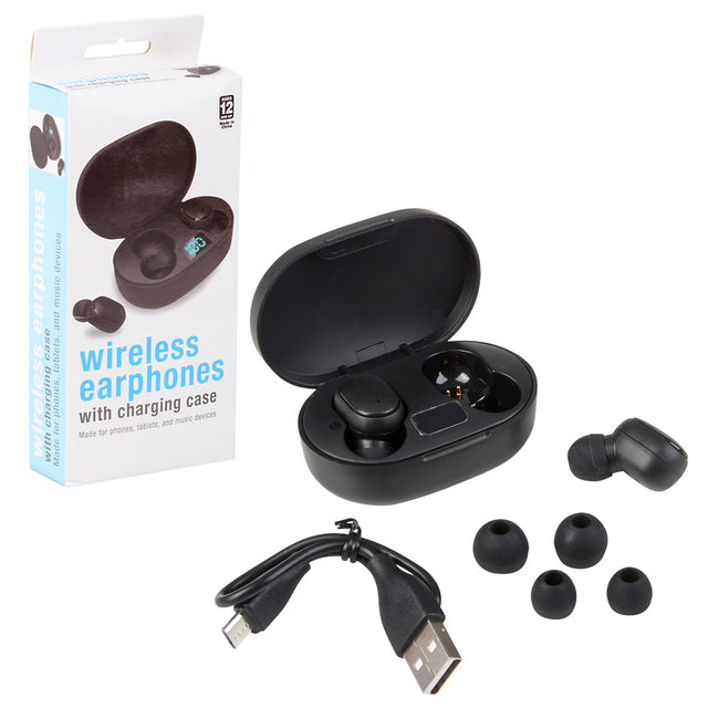 Wireless Earphones With Charging Case