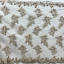 Beaded 3D Floral Lace