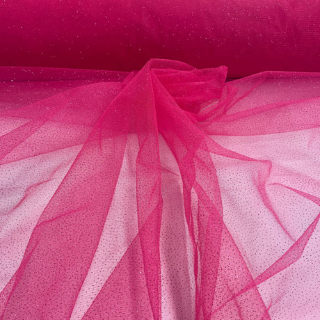 Glitter Mesh Polyester Fabric - Sparkle Net, 60" Width (1 Yard)