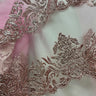 Glitter Mesh Floral Fabric