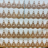 Glitter Mesh Fabric Lace USA GD-219 55" Wide