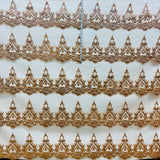 Glitter Mesh Fabric Turquoise
