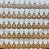 Glitter Mesh Fabric Turquoise