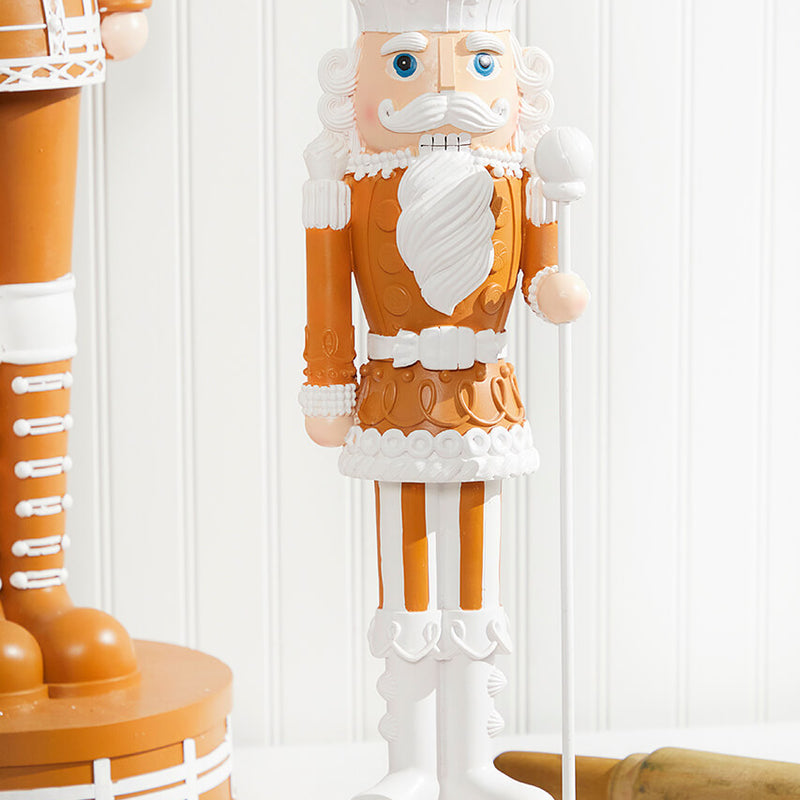 22" Gingerbread Nutcracker with Staff