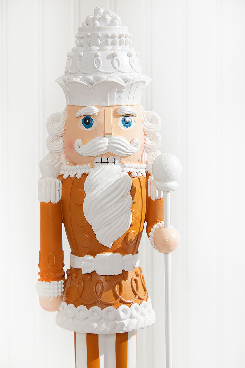 22" Gingerbread Nutcracker with Staff