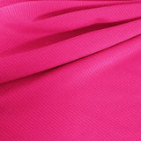 Double Ribbed Spandex Nylon Spandex Fabric - Ribbed Texture, 55" Width (1 Yard)