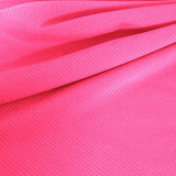 Double Ribbed Spandex Nylon Spandex Fabric - Ribbed Texture, 55" Width (1 Yard)