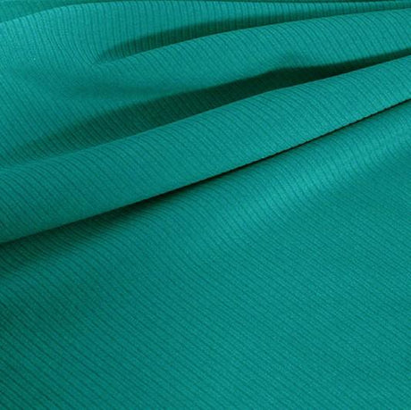 Double Ribbed Spandex Nylon Spandex Fabric - Ribbed Texture, 55" Width (1 Yard)