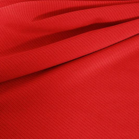 Double Ribbed Spandex Nylon Spandex Fabric - Ribbed Texture, 55" Width, 20 Colors (1 Yard)