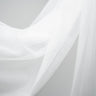 Polyester Mesh Tricot Fabric - Black, White - PFP, 56" Width, 60 GSM (1 Yard)