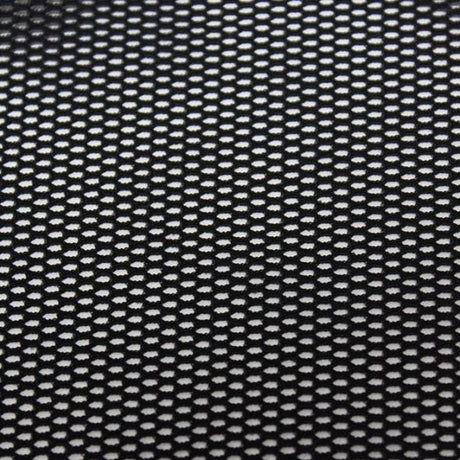 Drift Recycled Nylon Spandex Fishnet Fabric - Black, White, 56" Width (1 Yard)