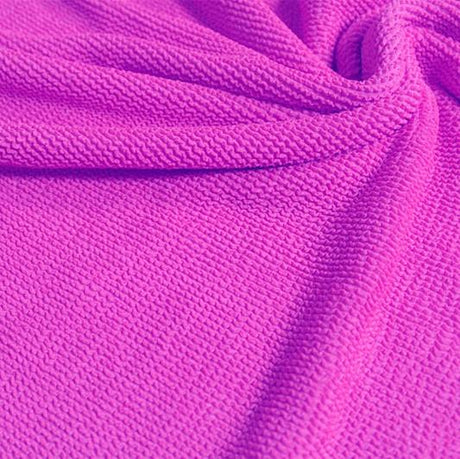 Popcorn Polyester Spandex Jacquard Fabric - 4-Way Stretch, 28" Width (1 Yard)