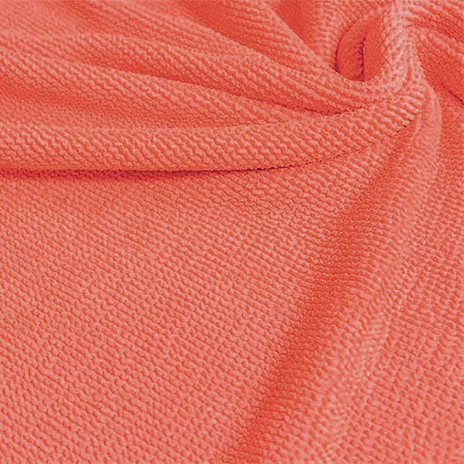 Popcorn Polyester Spandex Jacquard Fabric