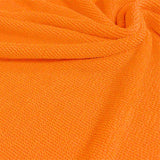 Popcorn Polyester Spandex Jacquard Fabric