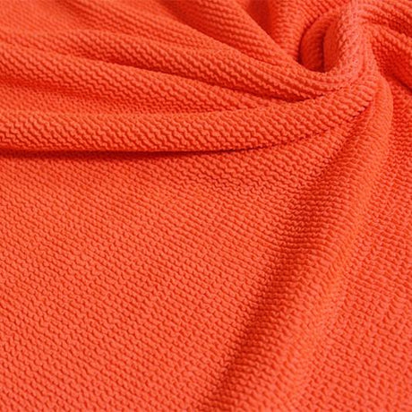 Popcorn Polyester Spandex Jacquard Fabric - 4-Way Stretch, 28" Width (1 Yard)
