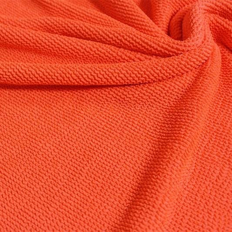 Popcorn Polyester Spandex Jacquard Fabric