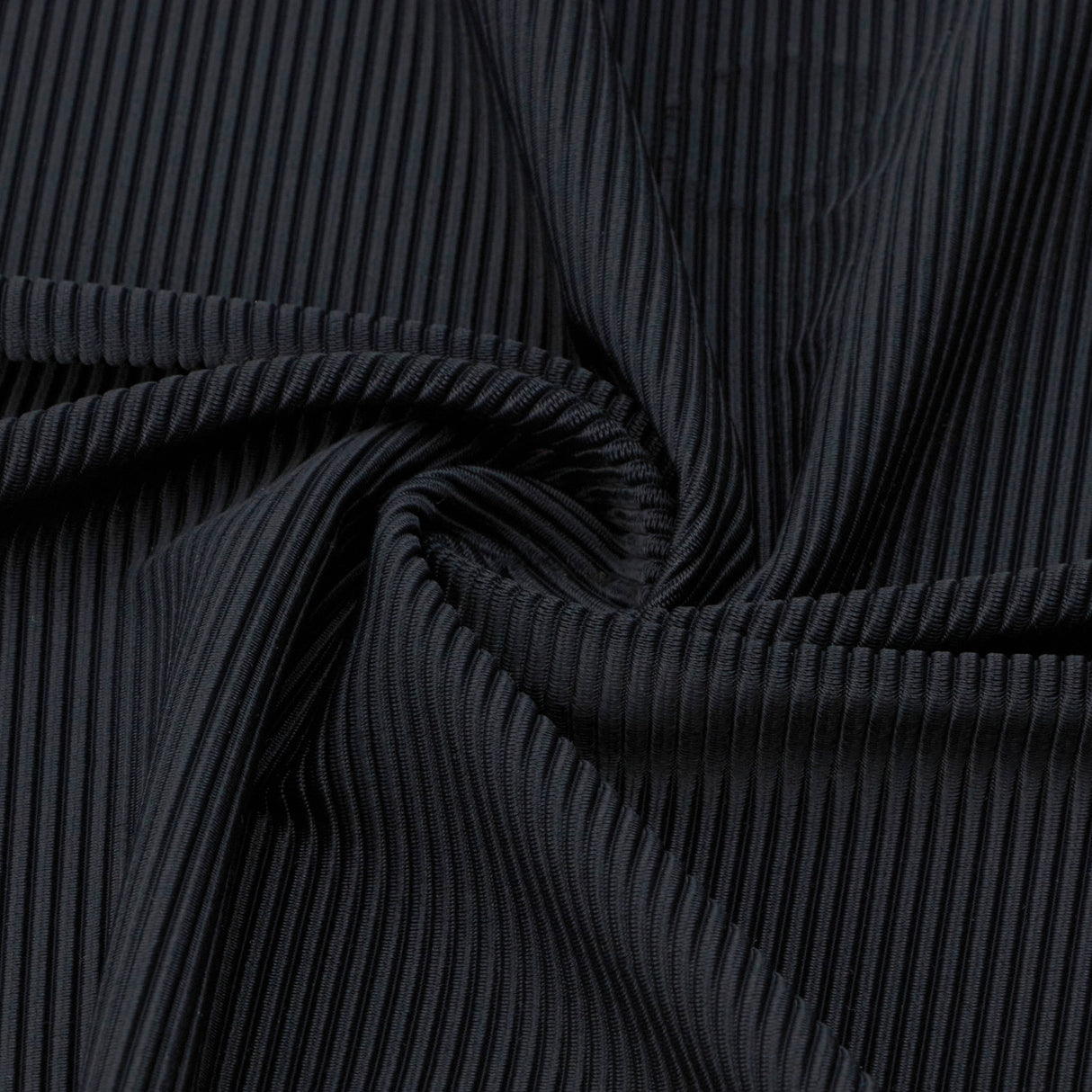 Elite Nylon Ribbed Spandex Fabric - Blue, Ribbed Texture, 54" Width (1 Yard)