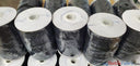 Braided Elastic Fabric - White, Black, 1/4" Width, 220 Yard Spool (1 Spool)