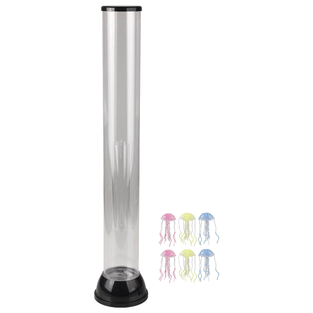 Jelly Fish Bubble Tube Floor Lamp