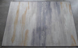 Comfort Art Design Polyester Fabric - Beige Faded Vintage Print, Cotton Backing, Flat Weave Pile (5' X 7')