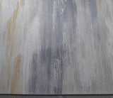 Comfort Art Design Polyester Fabric - Beige Faded Vintage Print, Cotton Backing, Flat Weave Pile (5' X 7')