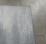 Vintage Blue Faded Comfort Print Design Area Rug Carpet - Blue Faded Print, 7'6" X 10'3" (1 Piece)