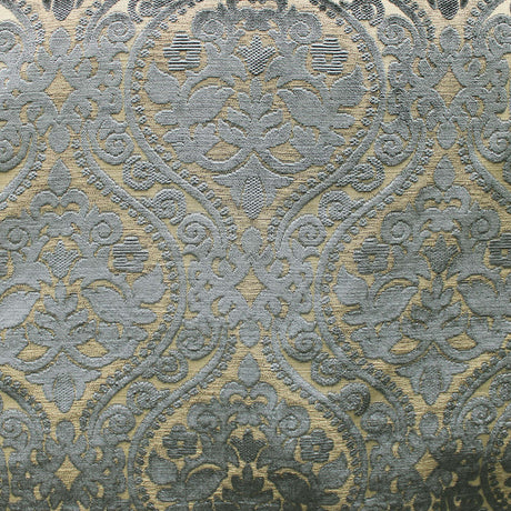Elisha Jacquard Damask Chenille Fabric - Linen Look, 56" Width (1 Yard)