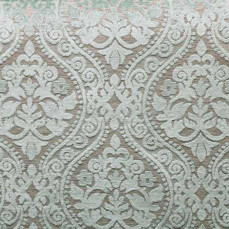 Elisha Jacquard Damask Chenille Fabric - Linen Look, 56" Width (1 Yard)