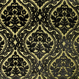Elisha Jacquard Damask Chenille Fabric - Linen Look, 56" Width (1 Yard)