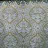 Elisha Jacquard Damask Chenille Fabric - Linen Look, 56" Width (1 Yard)