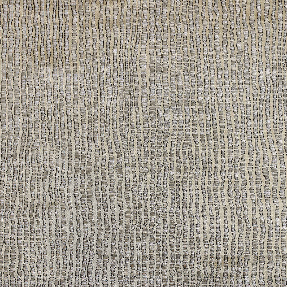 Elizabeth Faux Silk Fabric - Textured Wavy Striped Jacquard, 55" Width (1 Yard)
