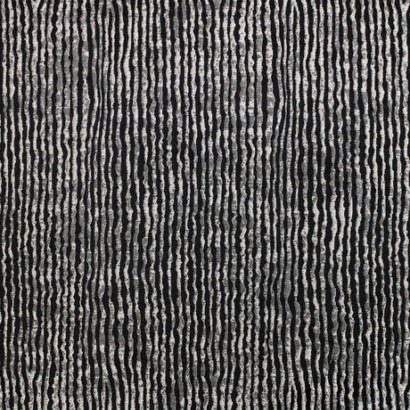 Elizabeth Faux Silk Fabric - Textured Wavy Striped Jacquard, 55" Width (1 Yard)