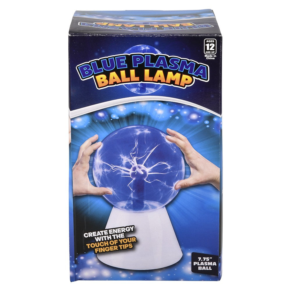 Blue Plasma Ball Lamp 5"