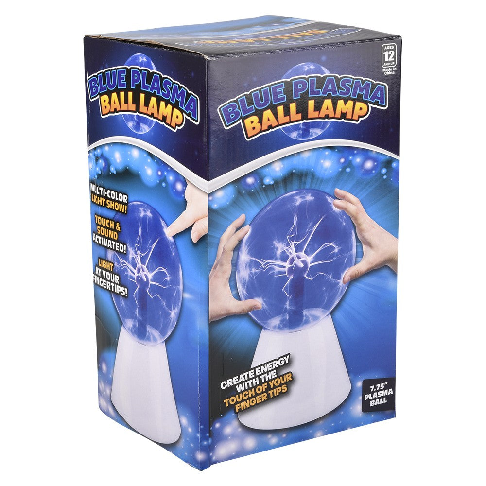 Blue Plasma Ball Lamp 5"