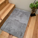 Machine-Made Faux Fur Rug Faux Fur Fabric - Plush Faux Chinchilla Texture, Indoor Use Only (1 Piece)