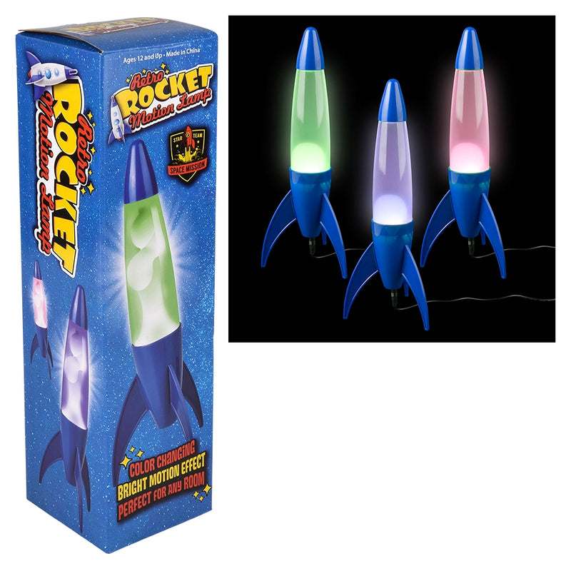 Rocket Color Changing Motion Lamp