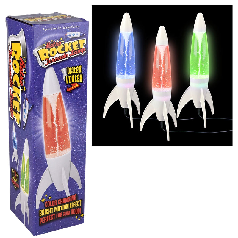 Rocket Tornado Lamp 14"