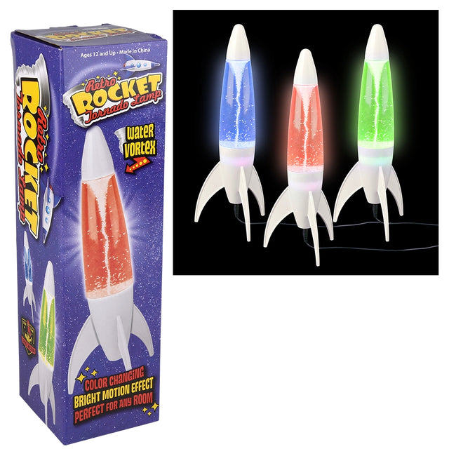 Rocket Tornado Lamp 14"