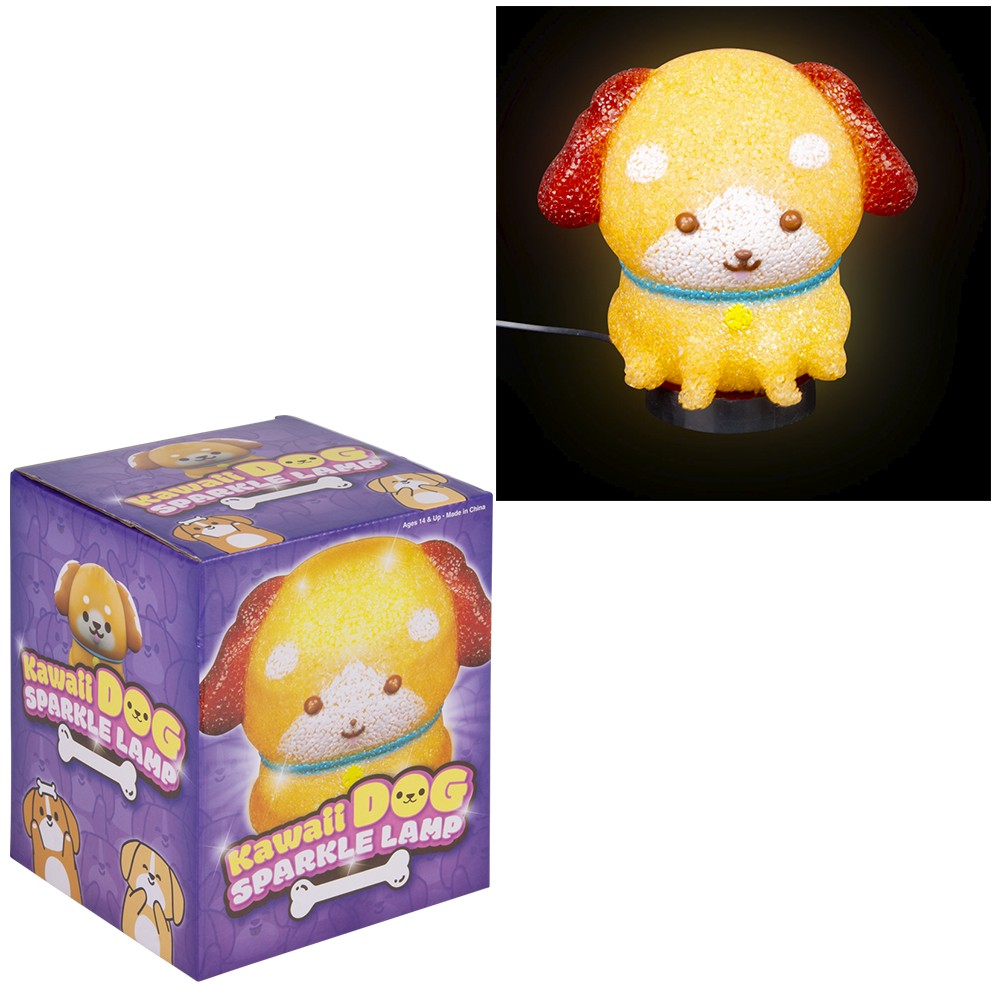 Kawaii Dog Sparkle Lamp (1 PC)