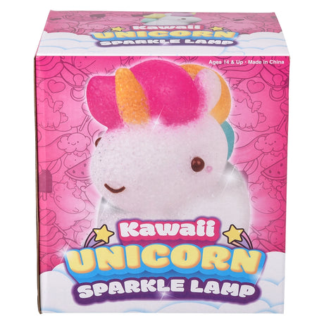 Unicorn Sparkle Lamp 7.5" Kawaii Sitting Unicorn