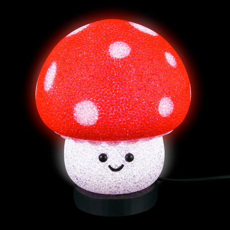 Mushroom Sparkle Lamp 7.5"