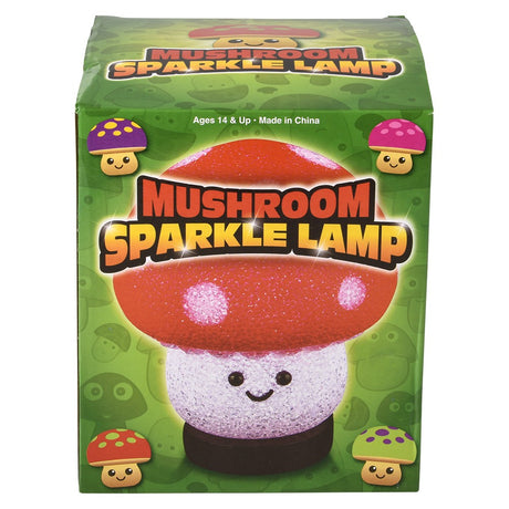 Mushroom Sparkle Lamp 7.5"