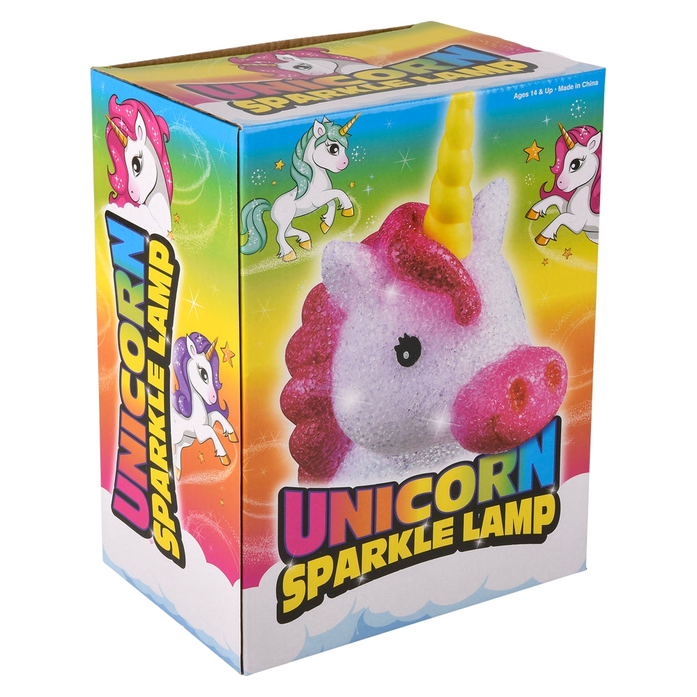 Unicorn Lamp 7.5" Sparkle