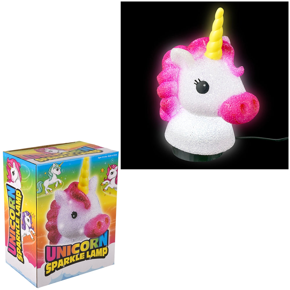 Unicorn Lamp 7.5" Sparkle