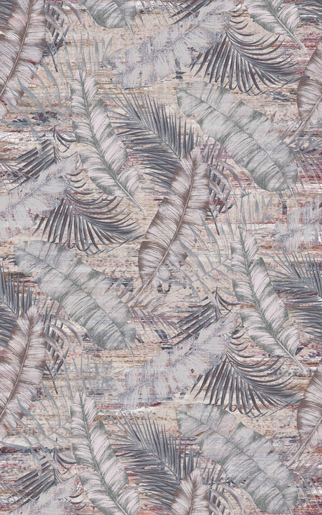 Leaf Comfort Polypropylene Fabric - Vintage Bohemian Print, Bohemian Color, 5' X 7' (1 Unit)